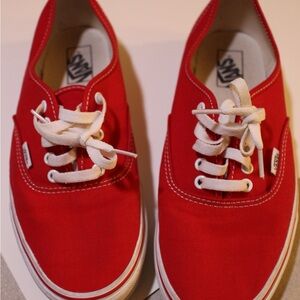 Vans Red Authentic Shoes